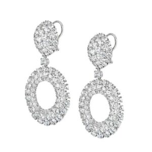 Alternative view of Lumen & Co. Statement Diamond Earrings