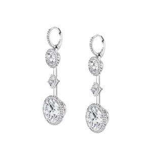 Alternative view of Lumen & Co. Dangle Diamond Earrings