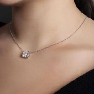 Alternative view of Lumen & Co. Round Solitaire Pendant