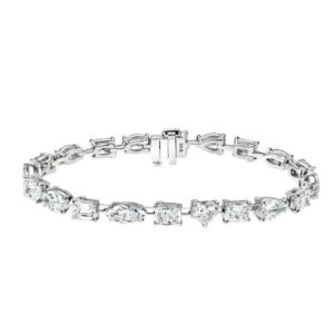 Lumen & Co. Fancy Shapes Diamond Line Bracelet