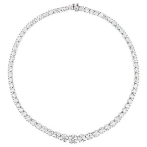 Lumen & Co. Graduated Tennis Necklace